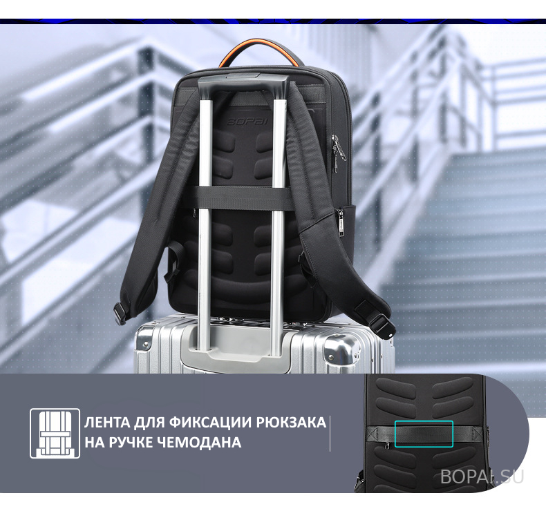 Городской рюкзак для ноутбука 15.6 Bopai 61-120891