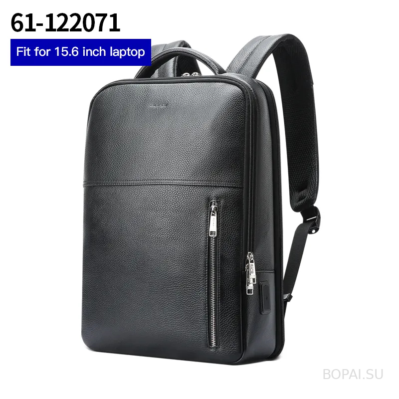 Кожаный  мужской рюкзак Bopai 61-122071