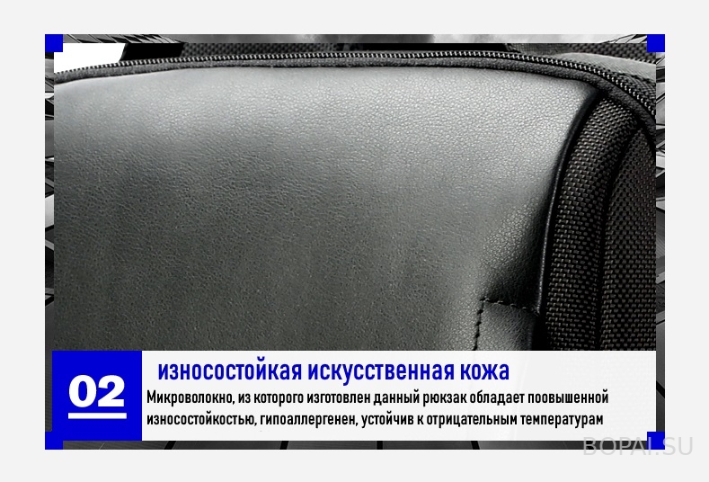 Мужской рюкзак для ноутбука 15.6 с расширением Bopai 751-006631