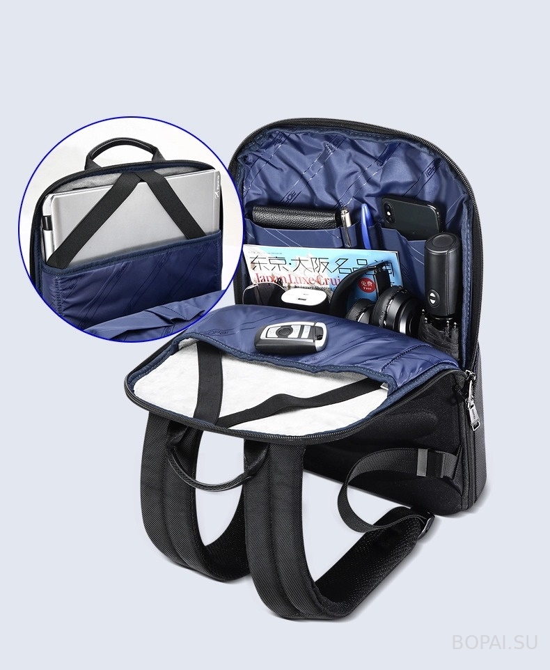 Стильный рюкзак для ноутбука 15.6 BOPAI 61-50111