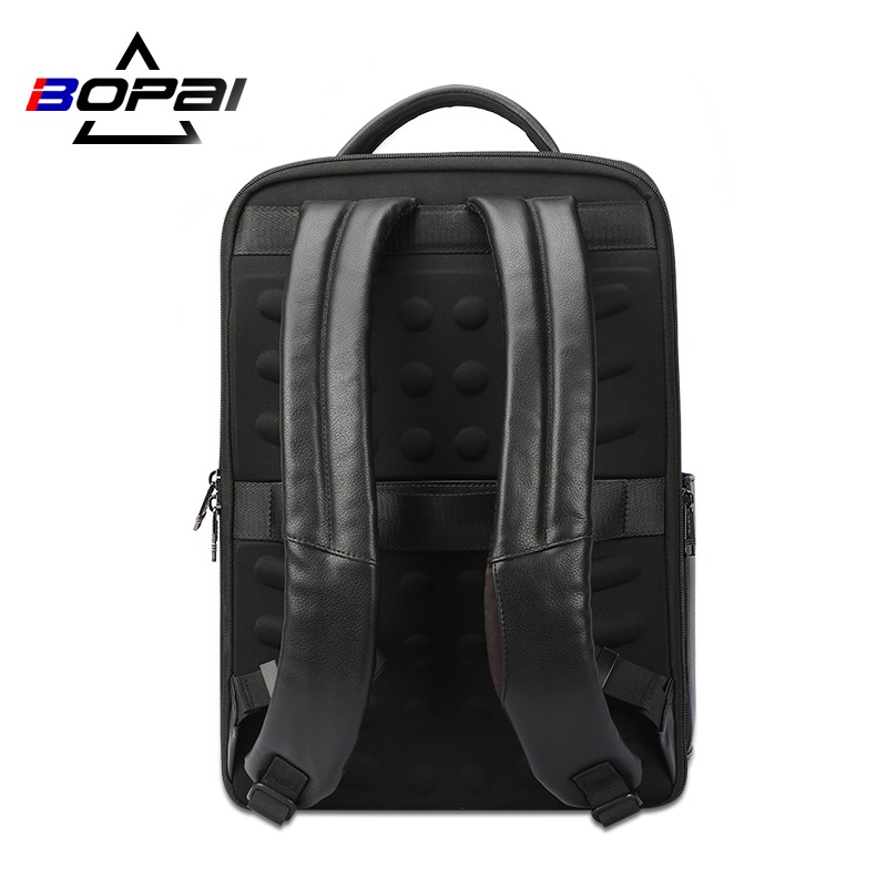 Кожаный рюкзак для ноутбука 15,6 Bopai 61-67011
