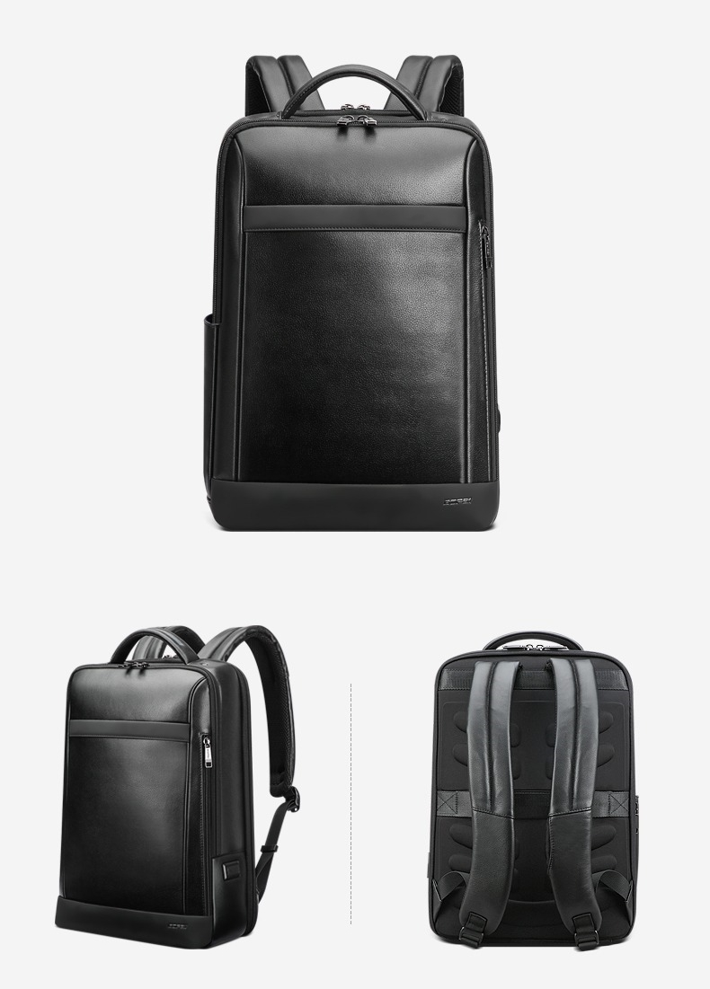 Кожаный рюкзак для ноутбука 15,6 Bopai 61-67011