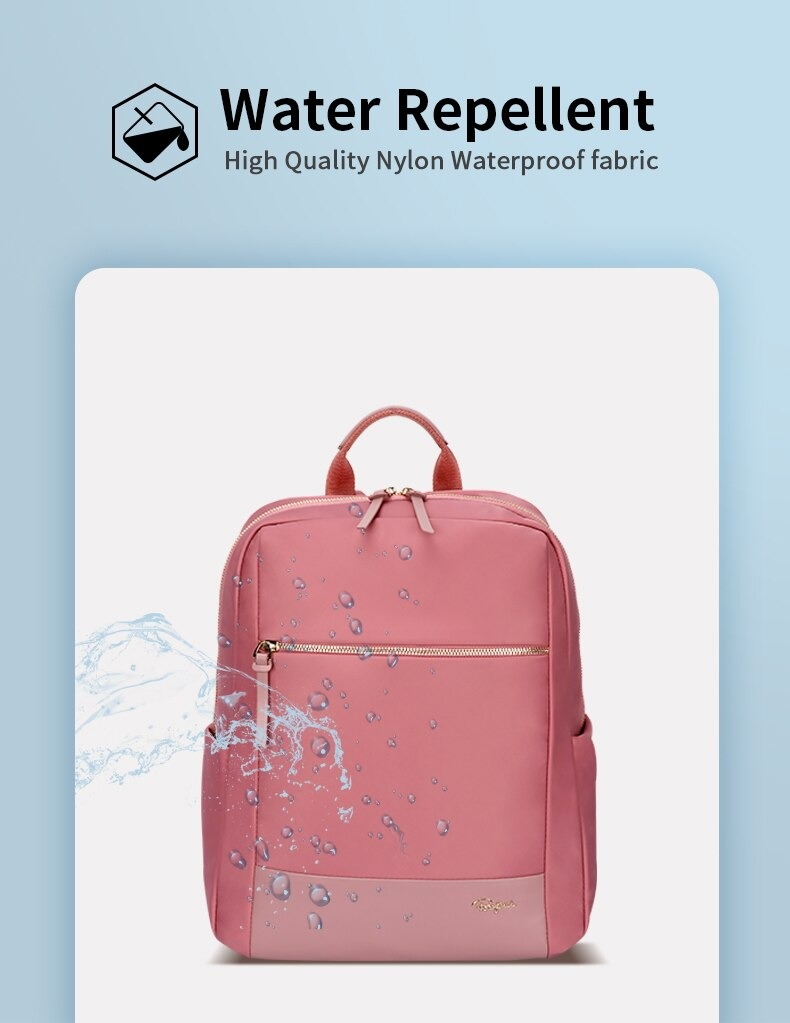 Женский рюкзак Bopai для ноутбука 14 дюймов Bopai розовый
