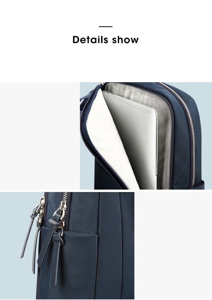 Женский рюкзак Bopai для ноутбука 14 дюймов Bopai синий